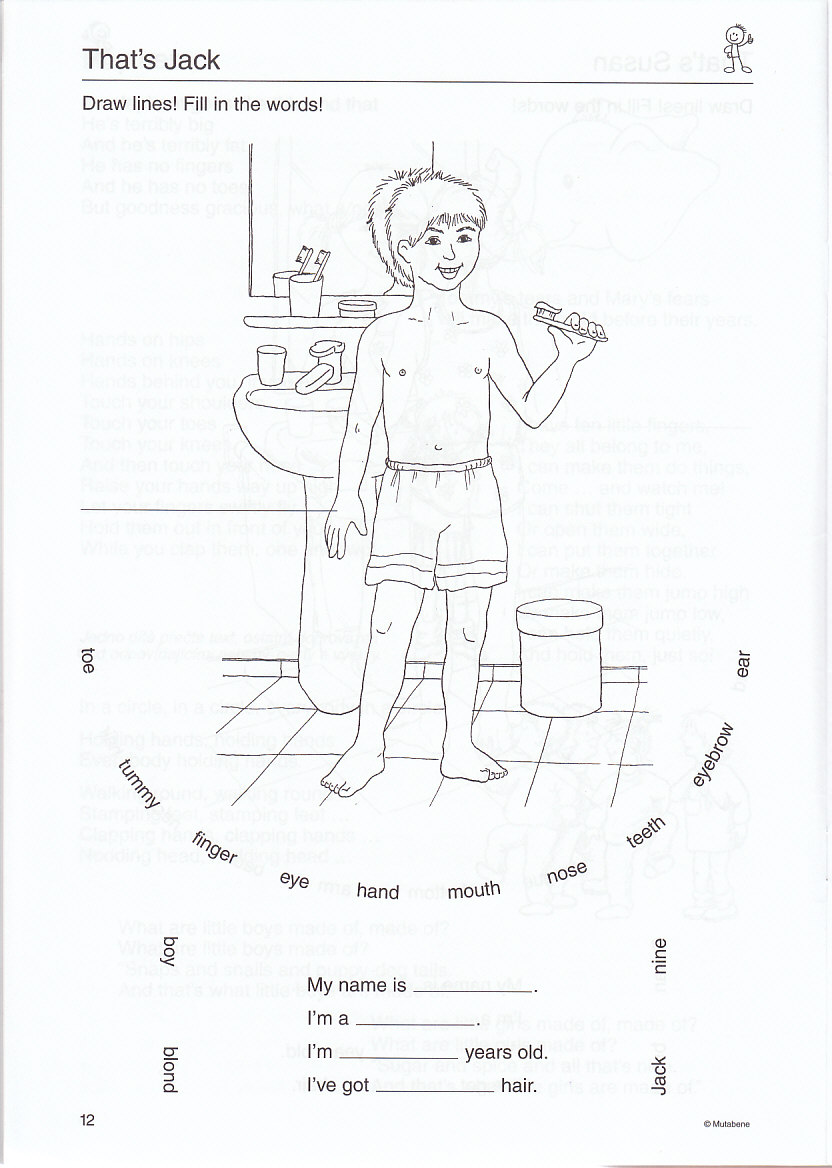 AJ - That’s me - Předlohy ke kopírování