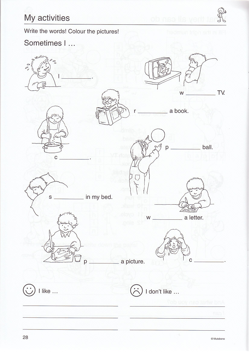 AJ - That’s me - Předlohy ke kopírování