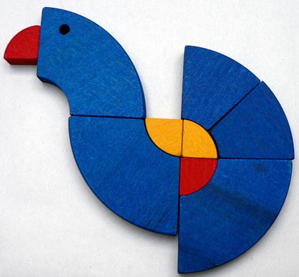 Stavebnice Golo - barva zelená