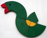 Stavebnice Golo - barva zelená