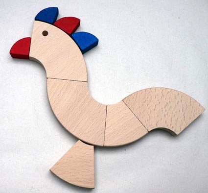 Stavebnice Golo - barva zelená