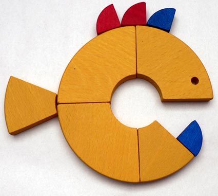 Stavebnice Golo - barva zelená