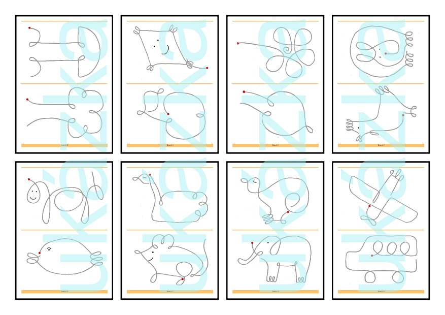 Hrátky s fixou - Jednotahy