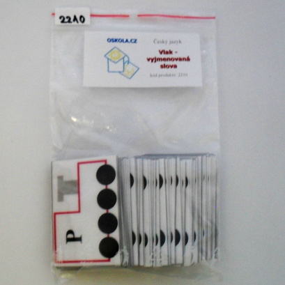 Vlak - vyjmenovaná slova