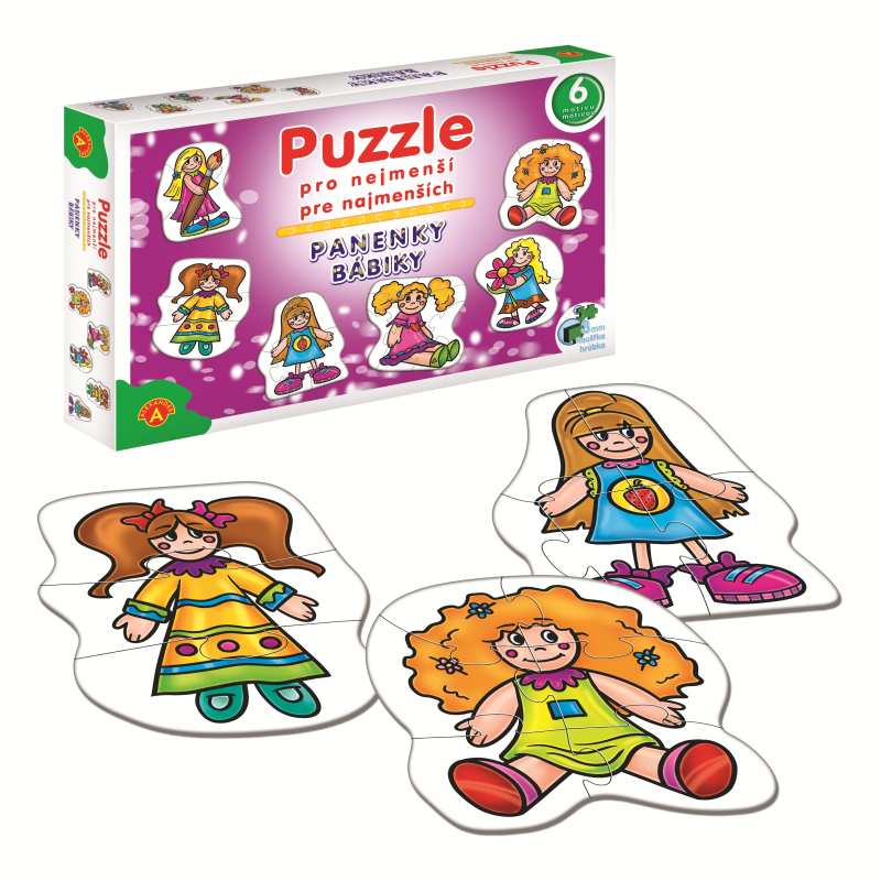 Puzzle pro nejmenší - Panenky