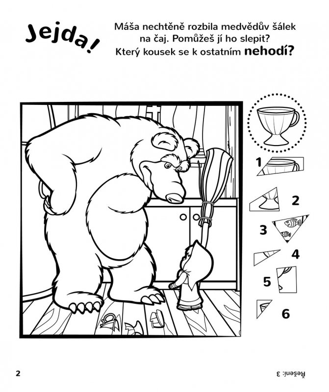 Máša a medvěd Hádanková mánie s Mášou