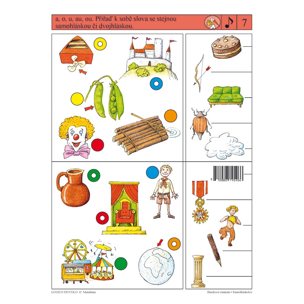 Sluchové vnímání - Samohláskolov