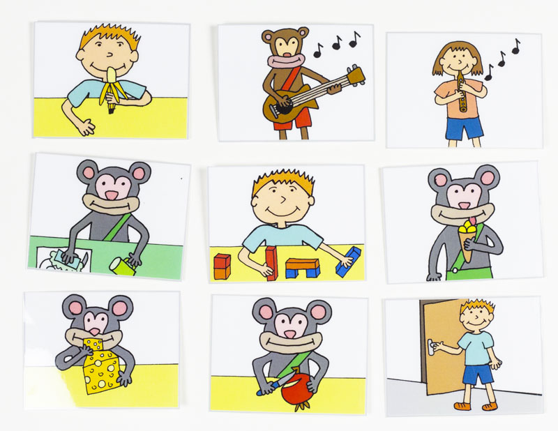 Tvoření vět s obrázky