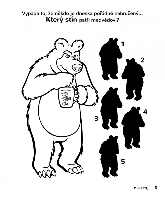 Máša a medvěd Hádanková mánie s Mášou