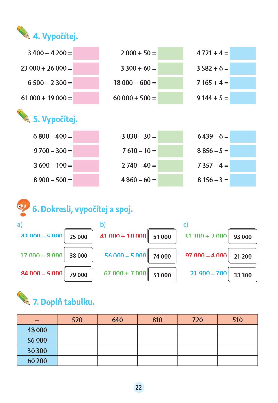 Matematika v malíčku pro 4. třídu