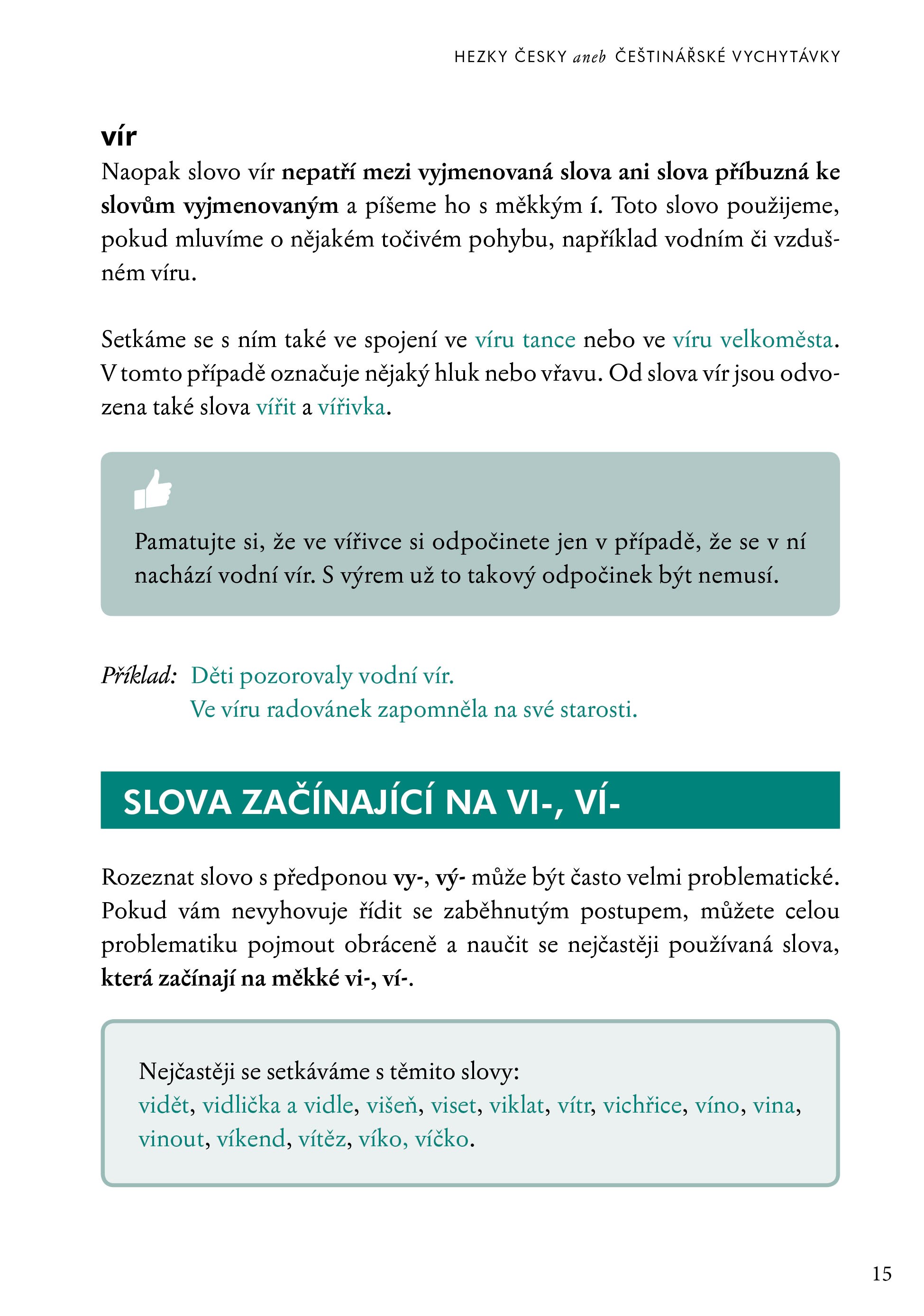 Hezky česky aneb Češtinářské vychytávky