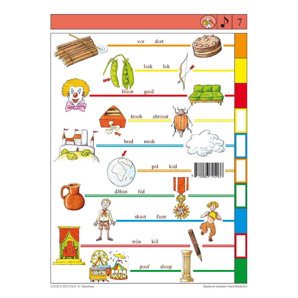 Sluchové vnímání - Samohláskolov