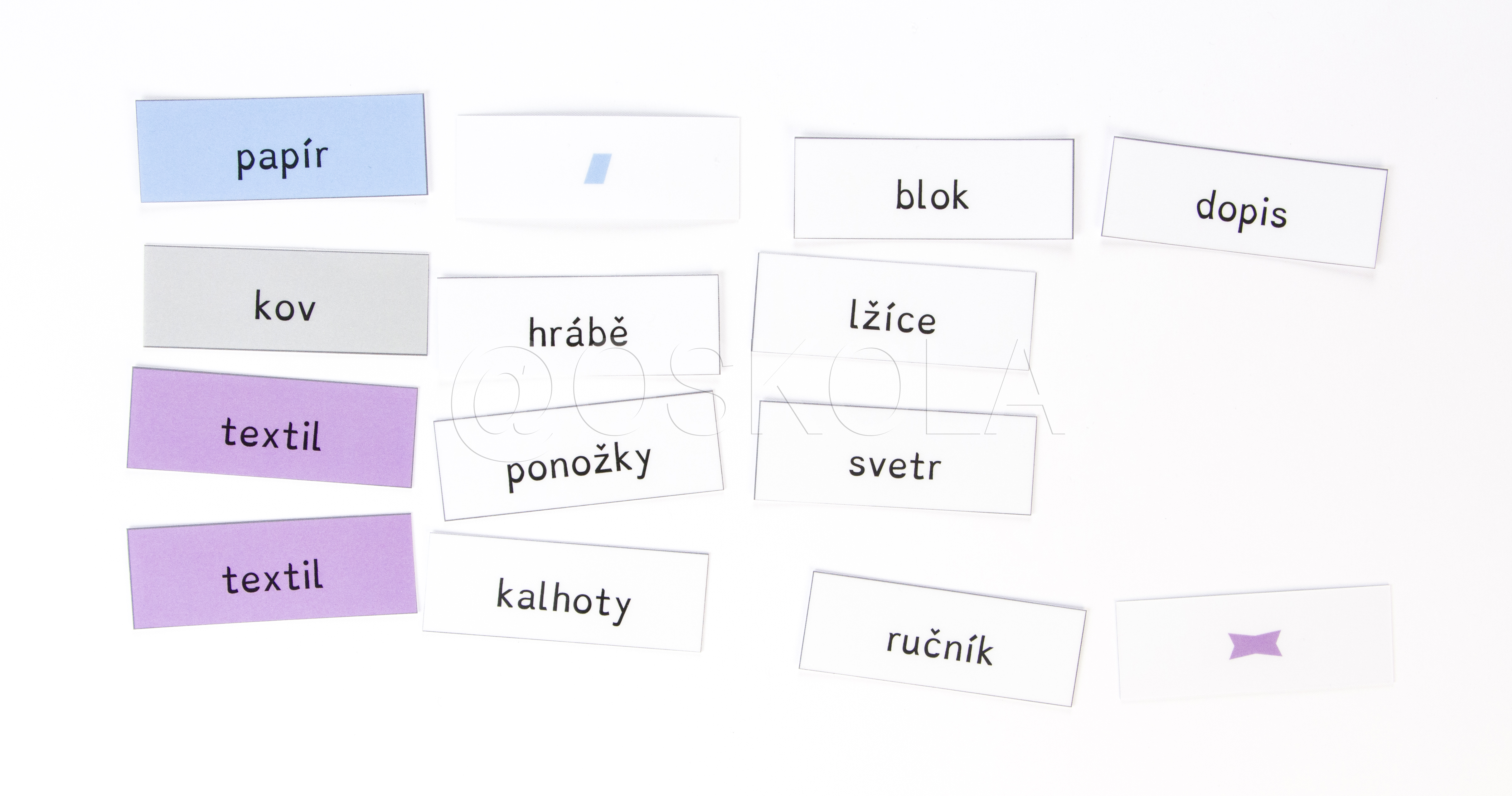 Slovní zásoba - Co je z čeho