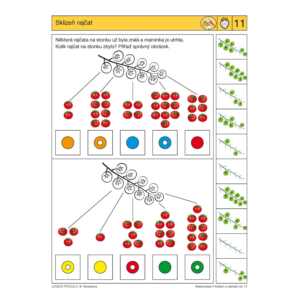 Matematika – Sčítání a odčítání do 10, část 1