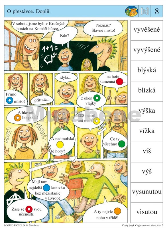 ČJ - Vyjmenovaná slova - část 2