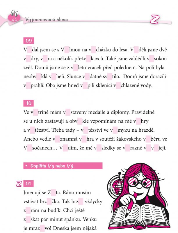 Veselé diktáty a doplňovačky - Hurá na výlet!