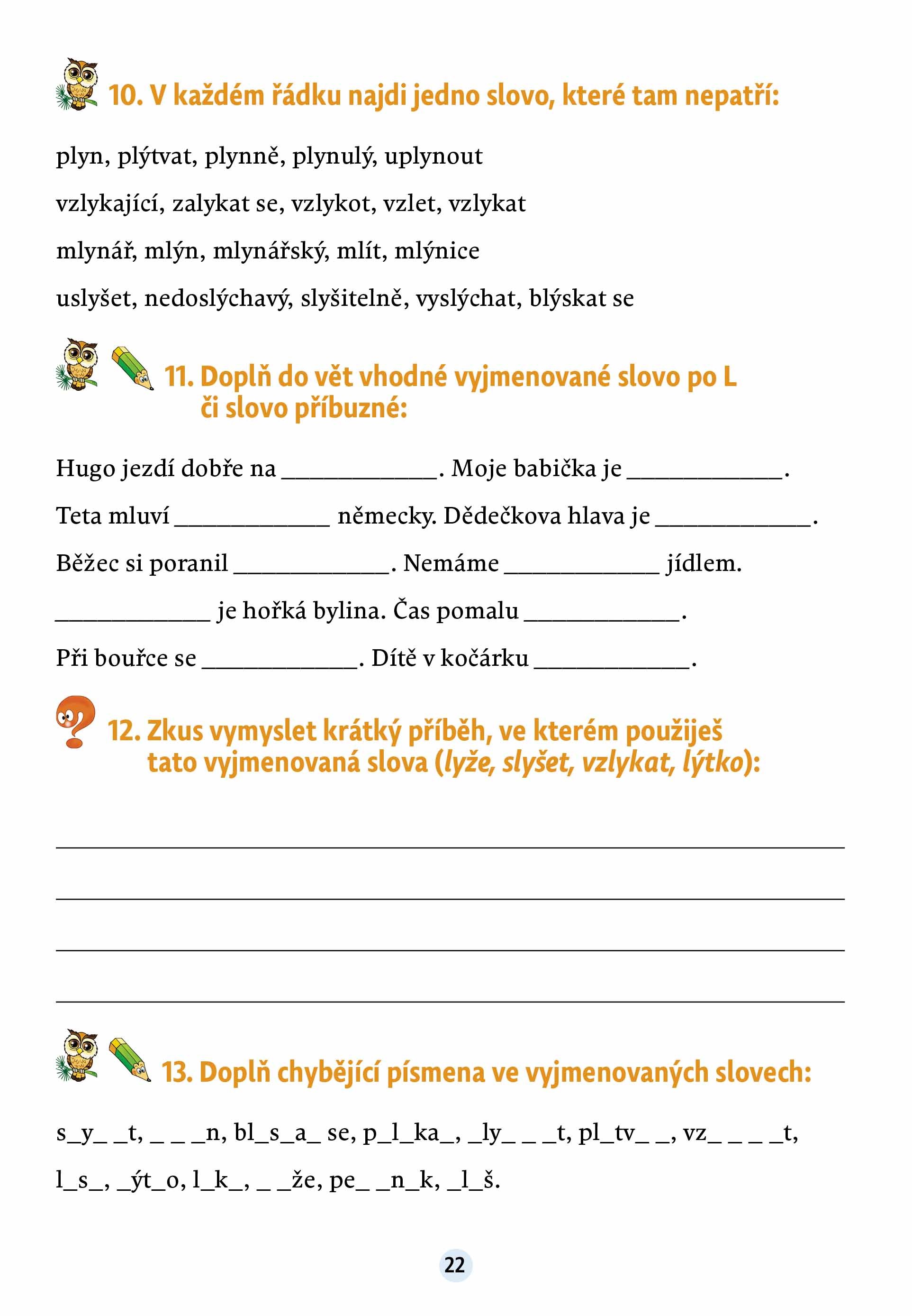 Český jazyk v malíčku pro 3. třídu