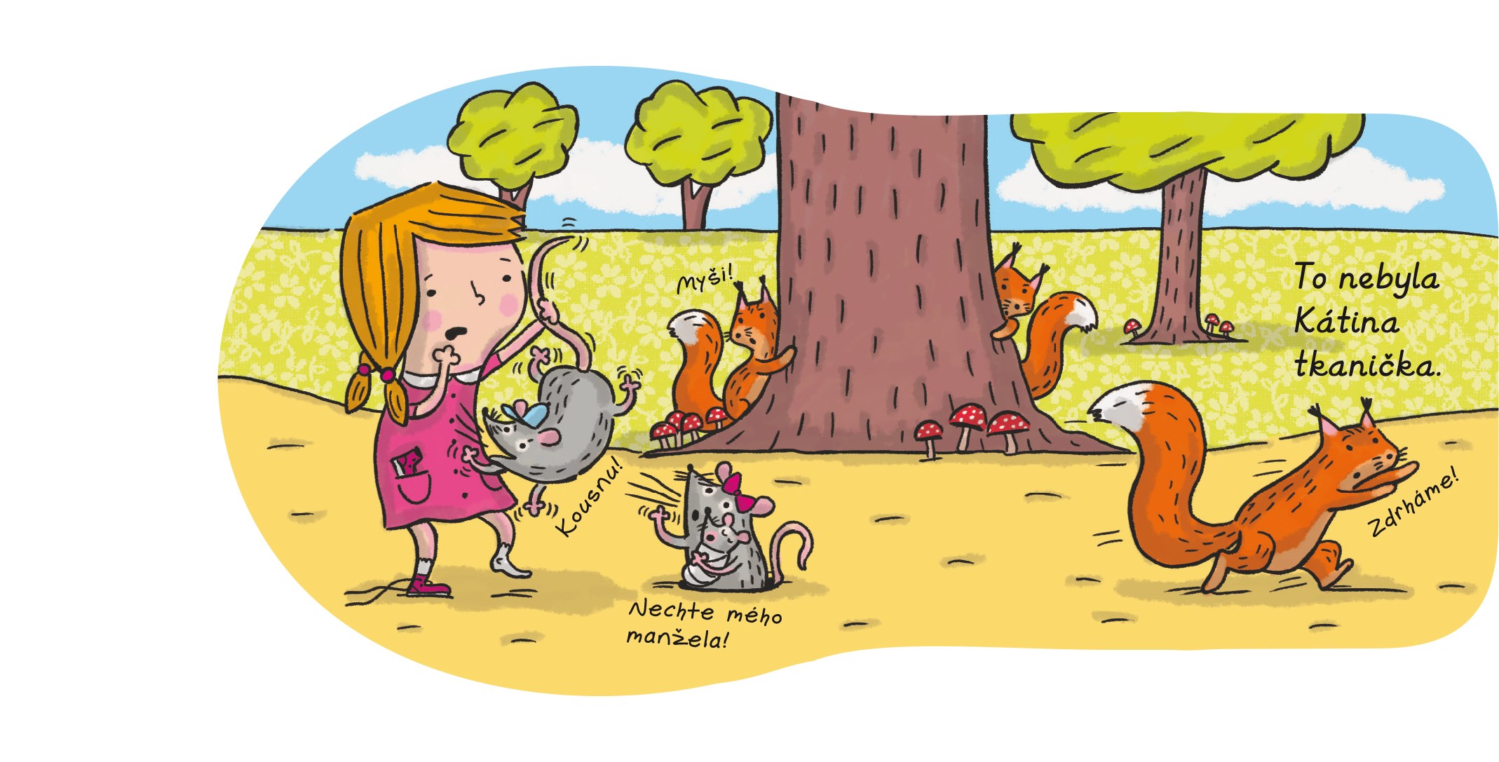 Jak se Káťa naučila zavazovat tkaničku