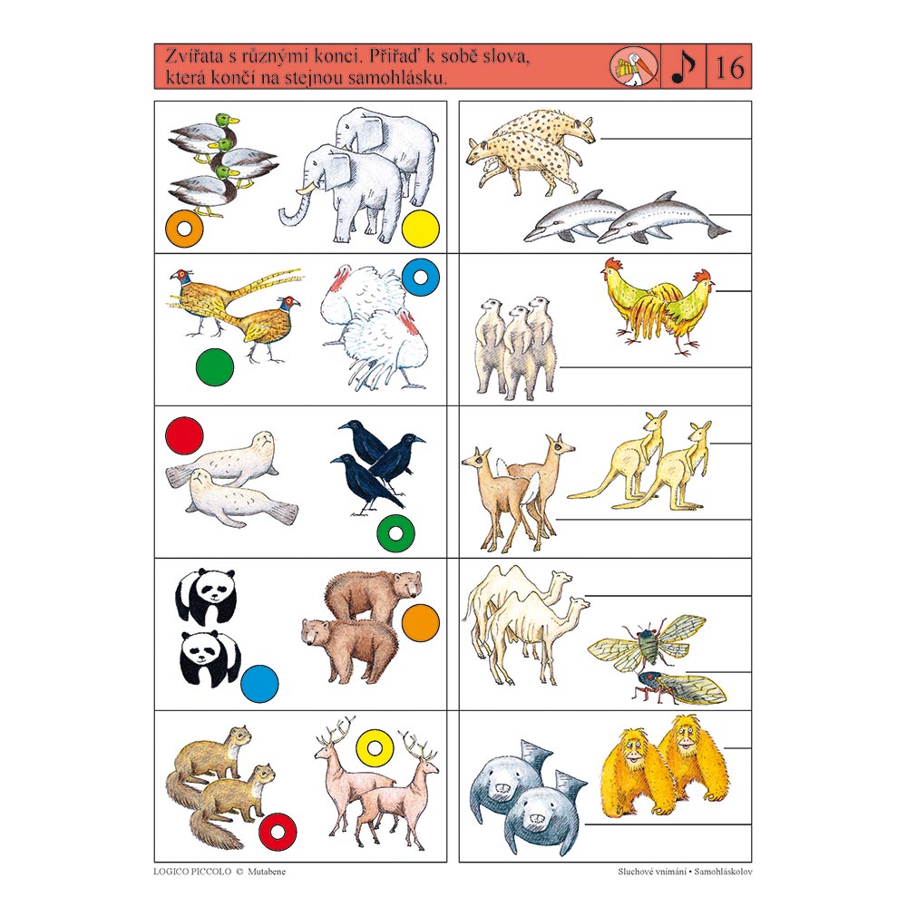 Sluchové vnímání - Samohláskolov