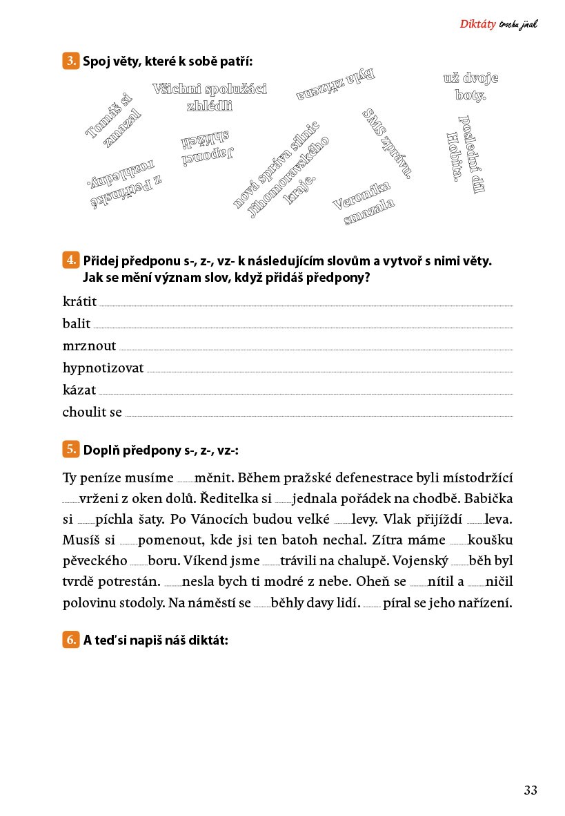 Diktáty trochu jinak pro 6. a 7. třídu ZŠ