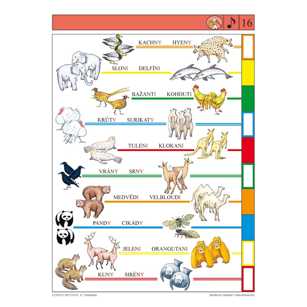 Sluchové vnímání - Samohláskolov
