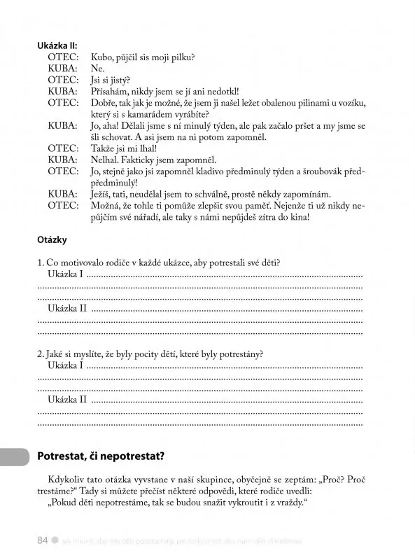 Jak mluvit, aby nás děti poslouchaly