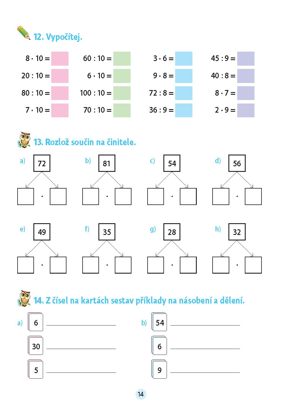 Matematika v malíčku pro 3. třídu